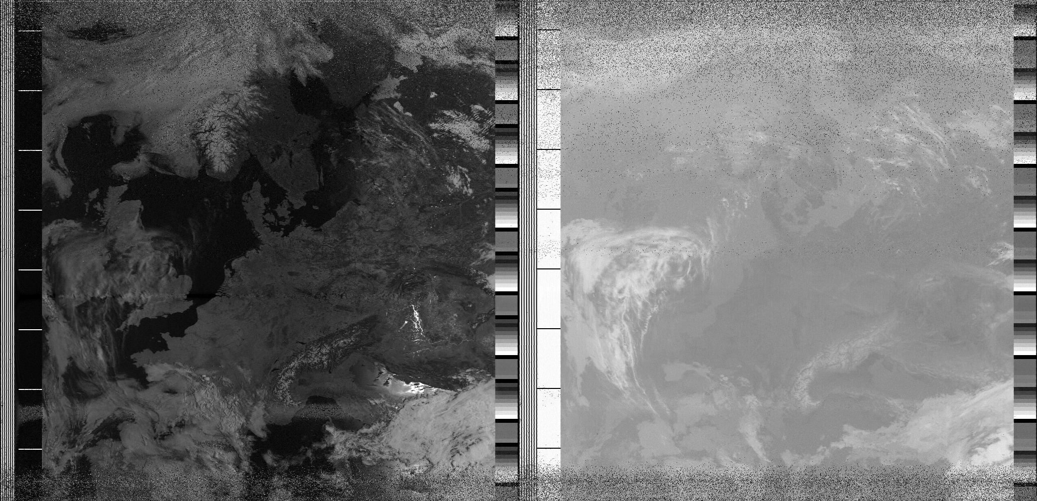 NOAA-15 weather satellite image